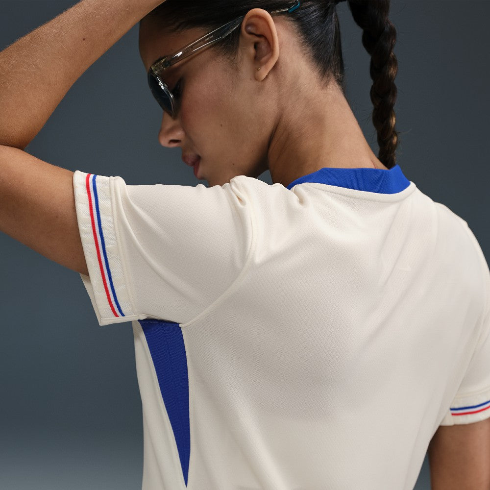 France Women's National Team Women's 2025/26 Away Replica Jersey Cream - Nike