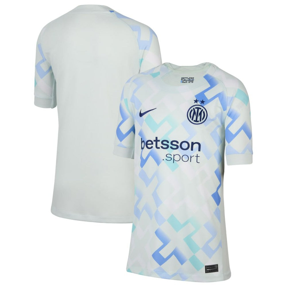 Inter Milan Youth 2025/26 Away Replica Jersey Aqua - Nike