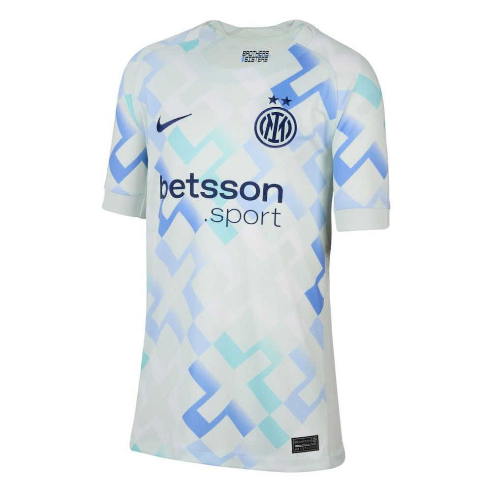 Inter Milan Youth 2025/26 Away Replica Jersey Aqua - Nike