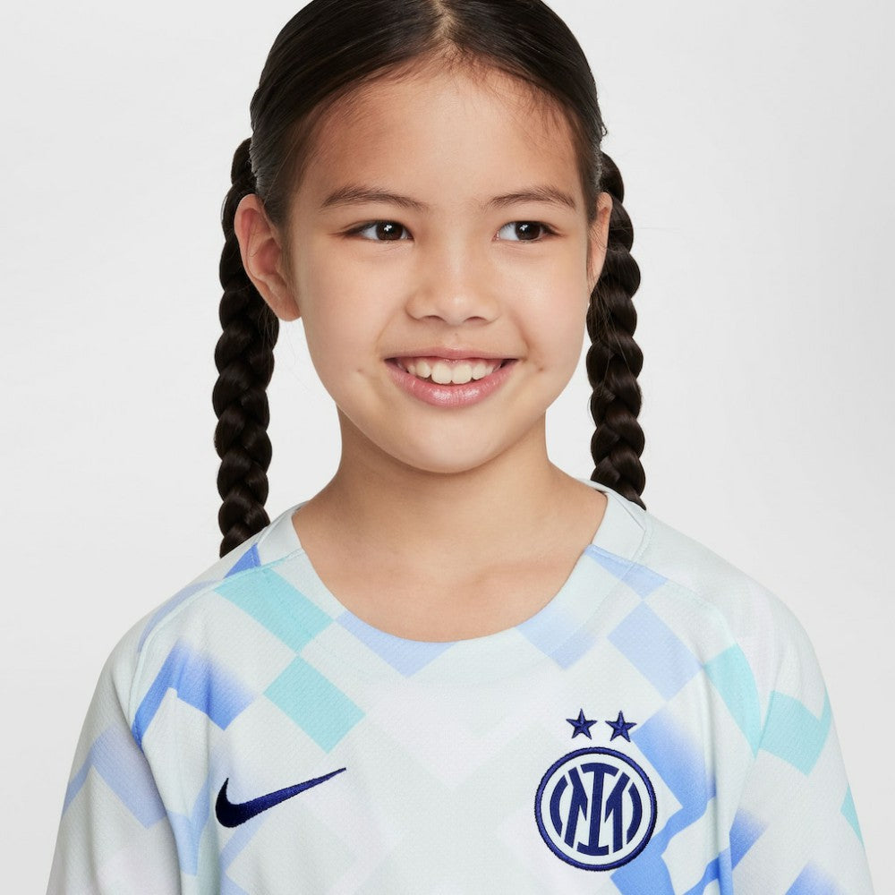 Inter Milan Youth 2025/26 Away Replica Jersey Aqua - Nike