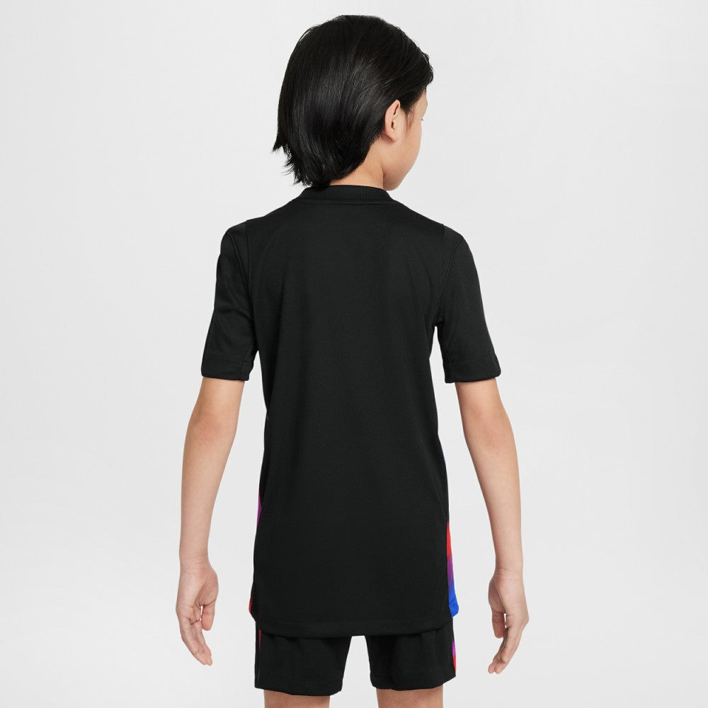 England Women's National Team Youth 2025/26 Away Replica Jersey Black - Nike