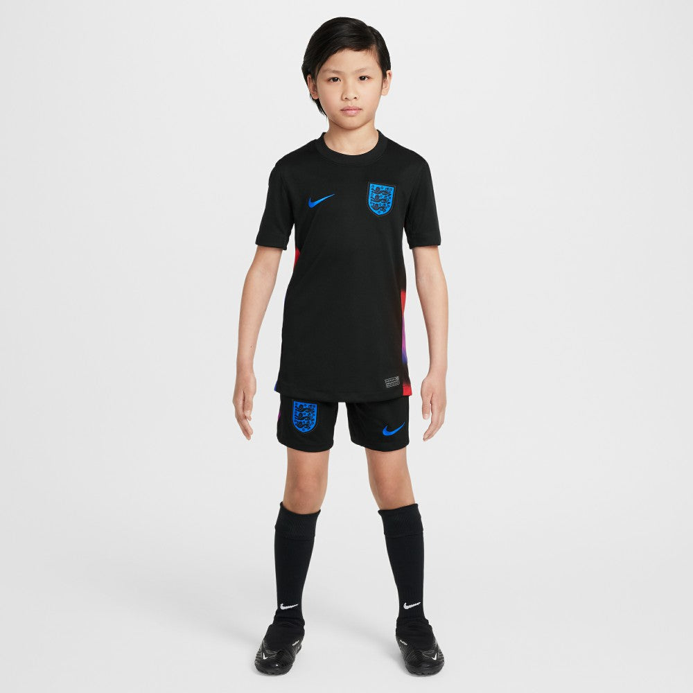 England Women's National Team Youth 2025/26 Away Replica Jersey Black - Nike