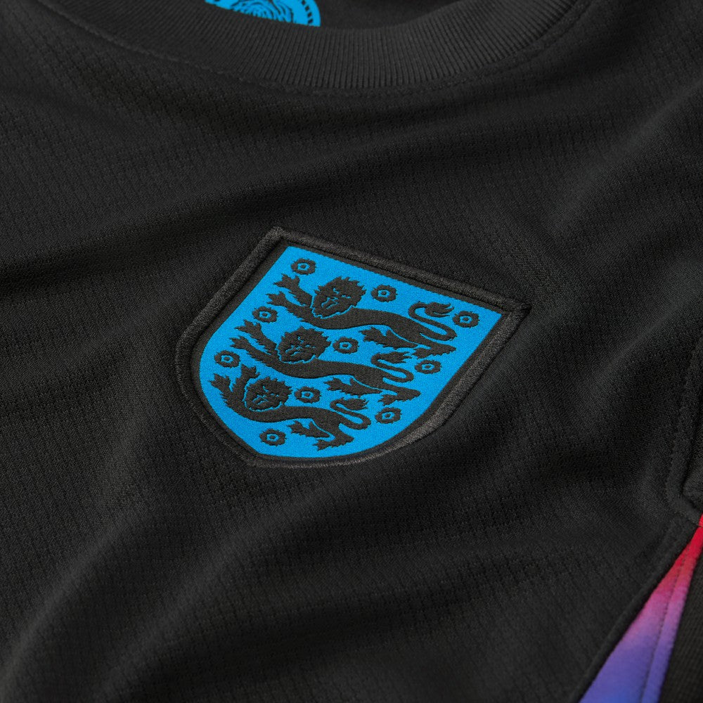 England Women's National Team Youth 2025/26 Away Replica Jersey Black - Nike