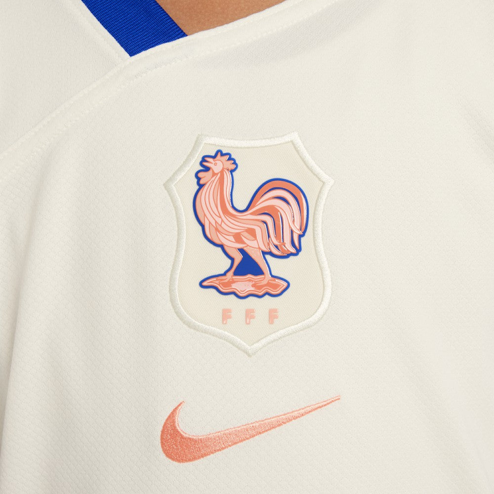 France Women's National Team Youth 2025/26 Away Replica Jersey Cream - Nike