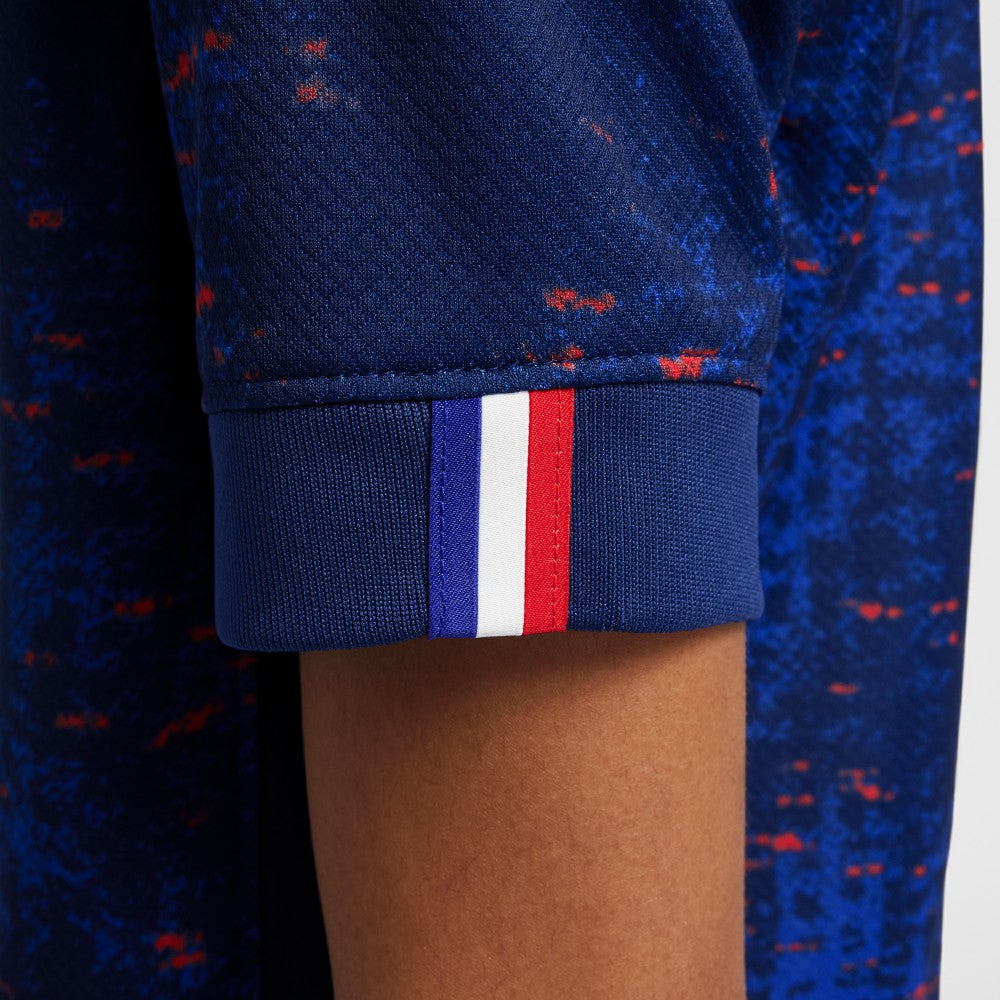 France Women's National Team Youth 2025/26 Home Replica Jersey Blue - Nike