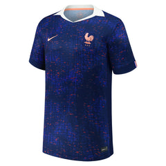 France Women's National Team Youth 2025/26 Home Replica Jersey Blue - Nike