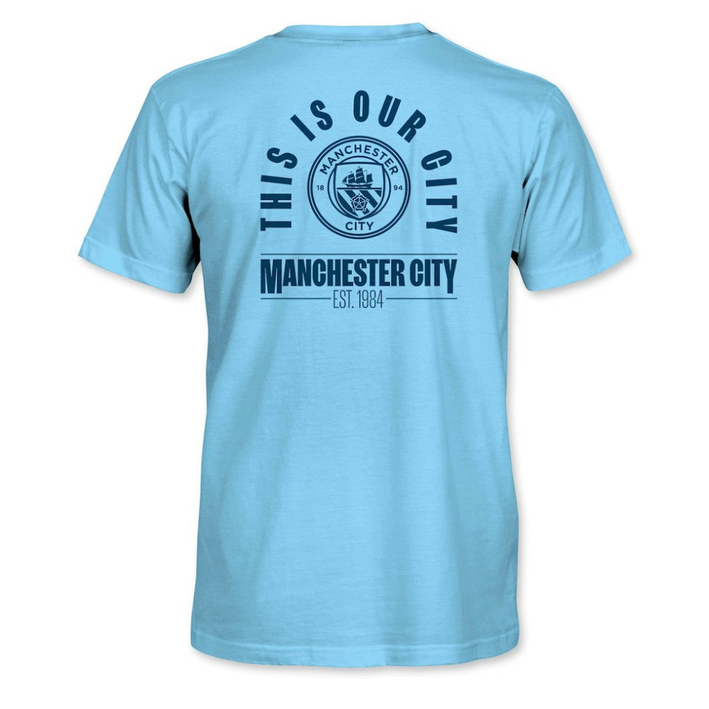 Manchester City 1863FC Our City Arc T-Shirt Sky Blue