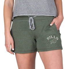 Buffalo Bills  Concepts Sport Women's Mainstream French Terry Tri-Blend Shorts
