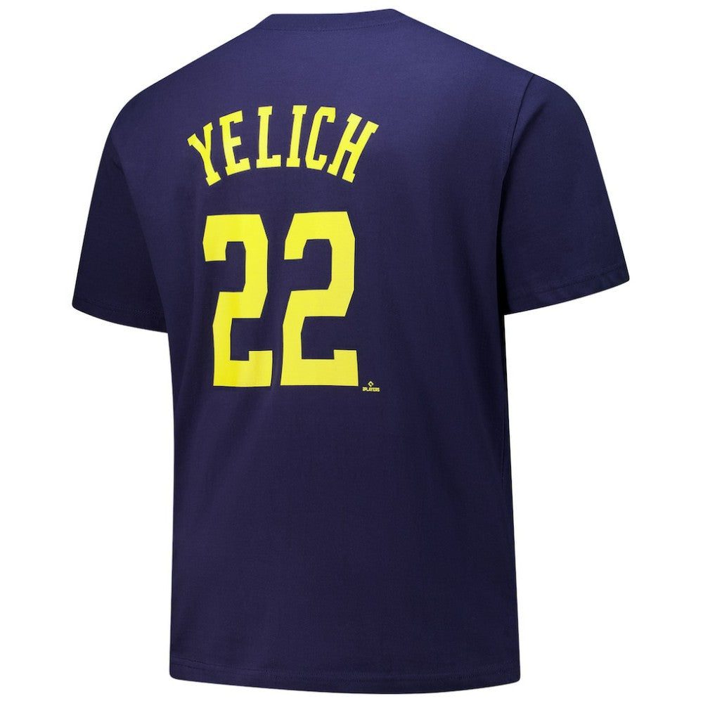 Christian Yelich Milwaukee Brewers Fanatics Big & Tall Name & Number T-Shirt | MLB On Sale