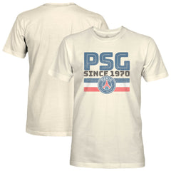Paris Saint-Germain 1863FC Retro Stripes T-Shirt Tan