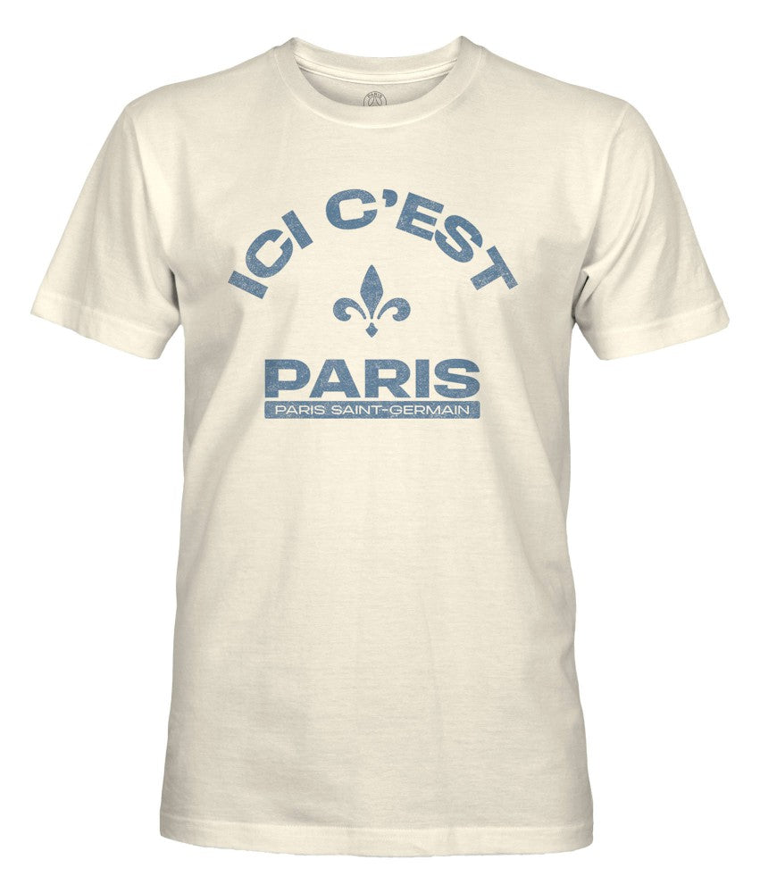 Paris Saint-Germain 1863FC Team Arch T-Shirt Tan