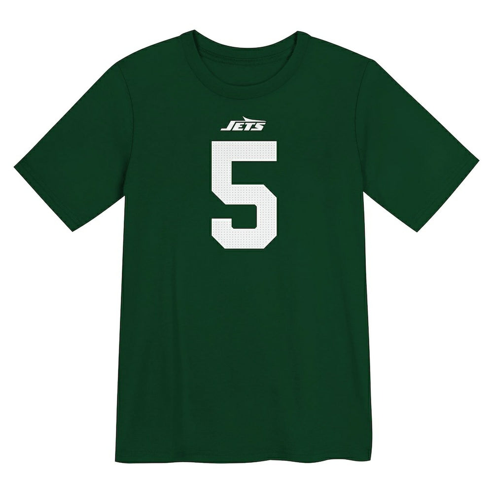 New York Jets Nike Garrett Wilson  Preschool Player Name & Number T-Shirt