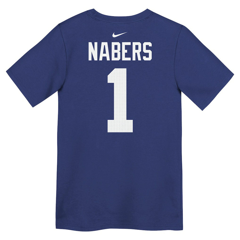 New York Giants Nike Malik Nabers  Preschool Name & Number T-Shirt