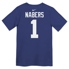 New York Giants Nike Malik Nabers  Preschool Name & Number T-Shirt