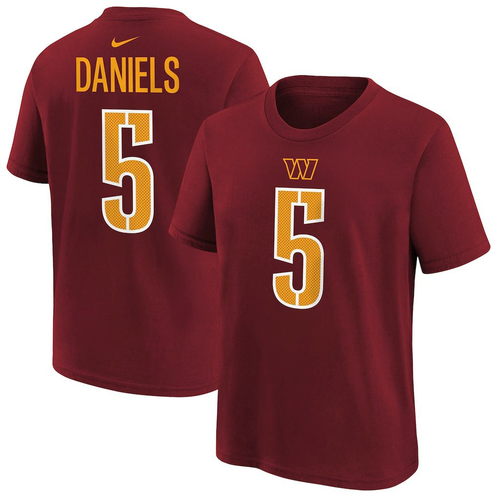 Washington Commanders Nike Jayden Daniels  Preschool Player Name & Number T-Shirt