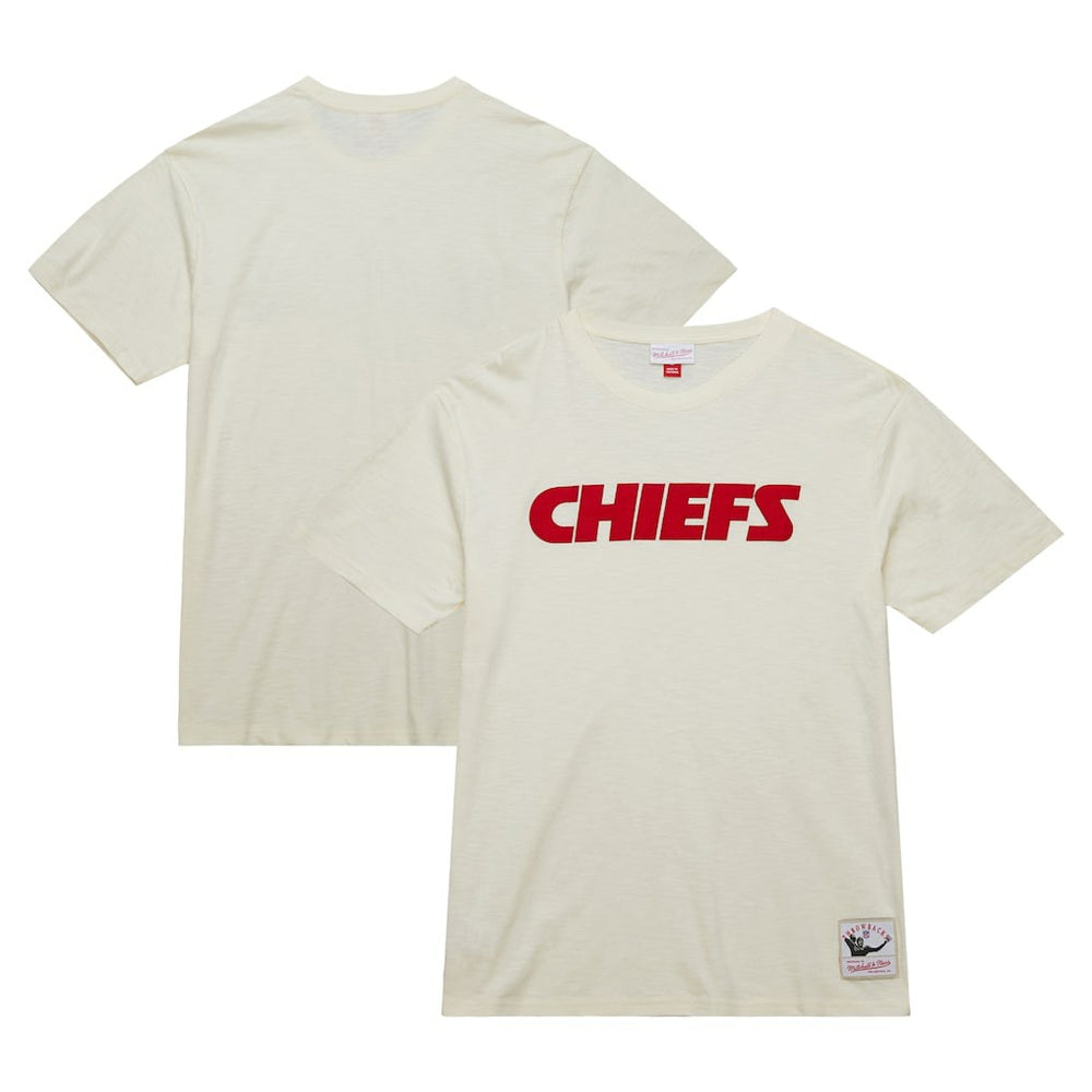Kansas City Chiefs Mitchell & Ness Vintage Logo Heritage Slub T-Shirt