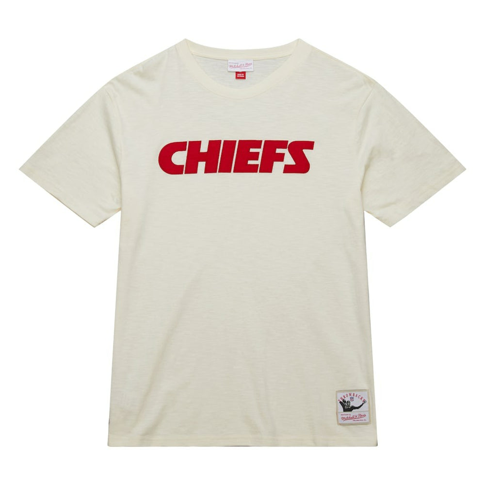 Kansas City Chiefs Mitchell & Ness Vintage Logo Heritage Slub T-Shirt