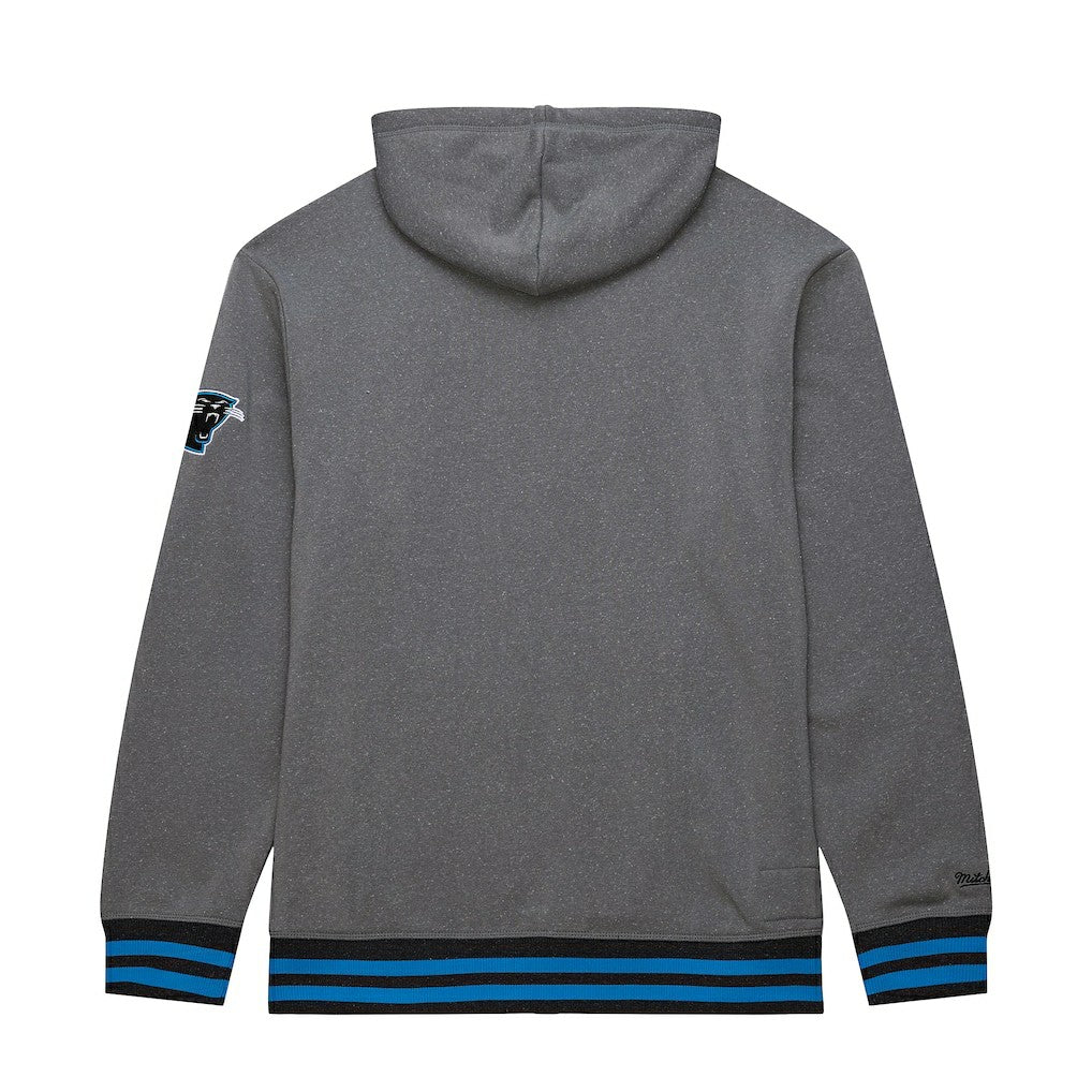 Carolina Panthers Mitchell & Ness Vintage Logo Snow Washed Fleece Pullover Hoodie