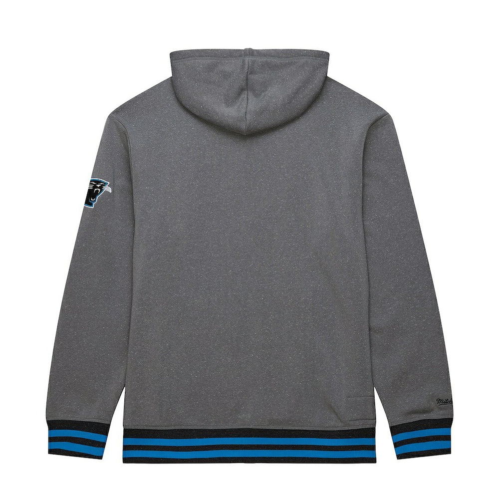 Carolina Panthers Mitchell & Ness Vintage Logo Snow Washed Fleece Pullover Hoodie