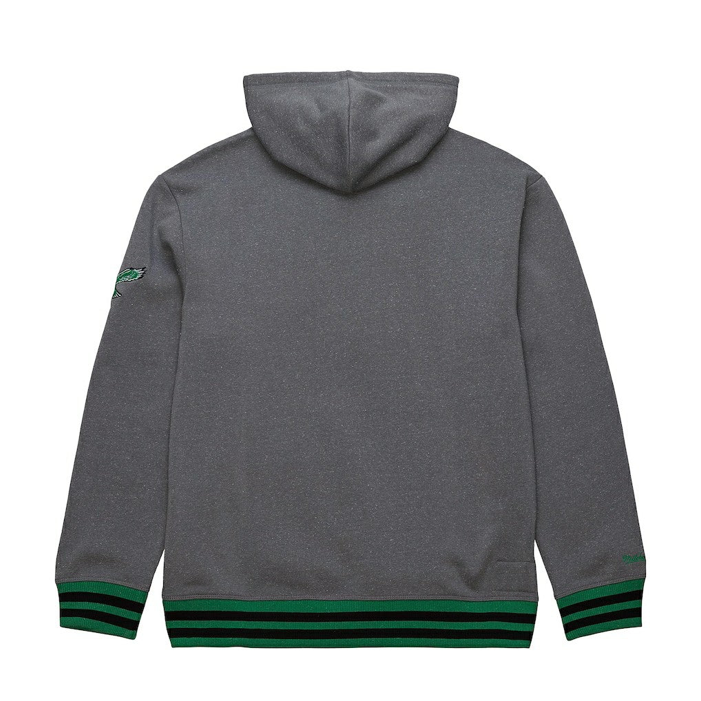 Philadelphia Eagles Mitchell & Ness Vintage Logo Snow Washed Fleece Pullover Hoodie
