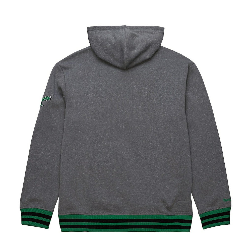 Philadelphia Eagles Mitchell & Ness Vintage Logo Snow Washed Fleece Pullover Hoodie