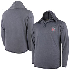 Boston Red Sox Butter Stripe Tri-Blend Long Sleeve Hoodie T-Shirt - Navy | MLB Online