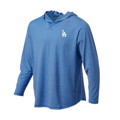 Los Angeles Dodgers Butter Stripe Tri-Blend Long Sleeve Hoodie T-Shirt - Royal | MLB Online