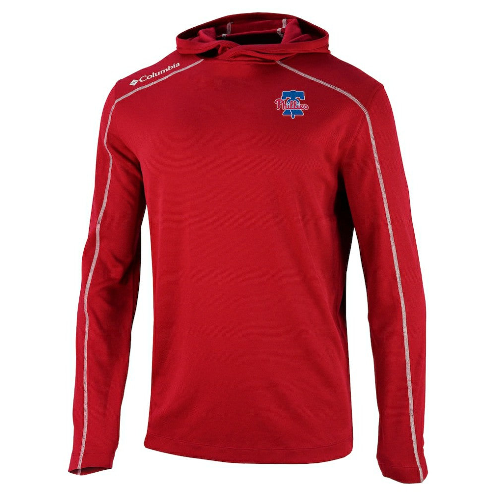 Philadelphia Phillies Columbia Omni-Wick Shotgun Pullover Hoodie | MLB Sale