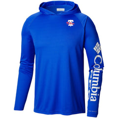 Philadelphia Phillies Columbia Omni-Wick Terminal Tackle Raglan Long Sleeve Hoodie T-Shirt | MLB For sale