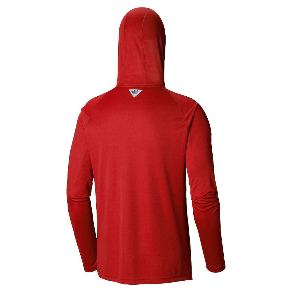 Philadelphia Phillies Columbia Omni-Wick Terminal Tackle Raglan Long Sleeve Hoodie T-Shirt | MLB Sale