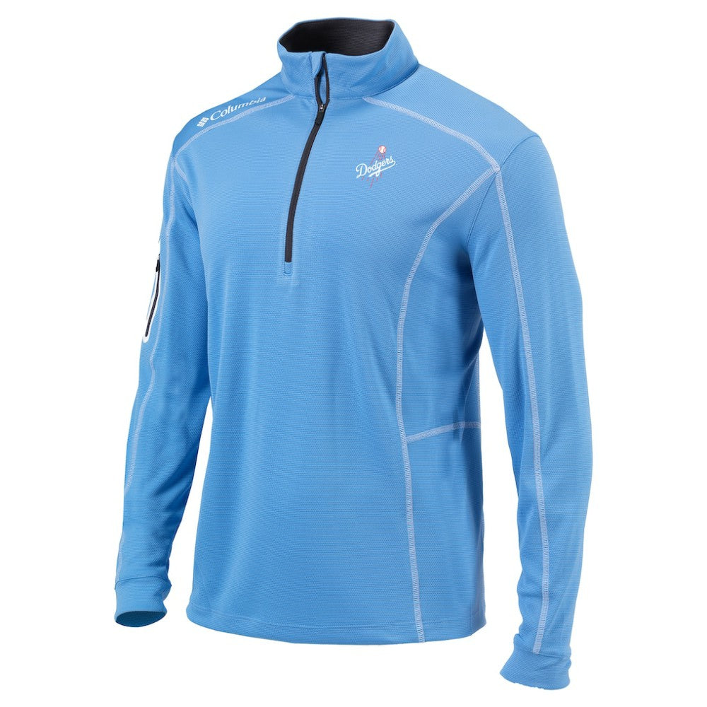 Los Angeles Dodgers Columbia Omni-Wick Shotgun Quarter-Zip Jacket | MLB New