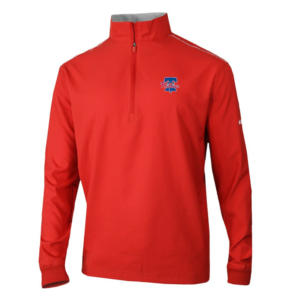 Philadelphia Phillies Columbia Omni-Wick Bogey's Paradise Quarter-Zip Top | MLB Online