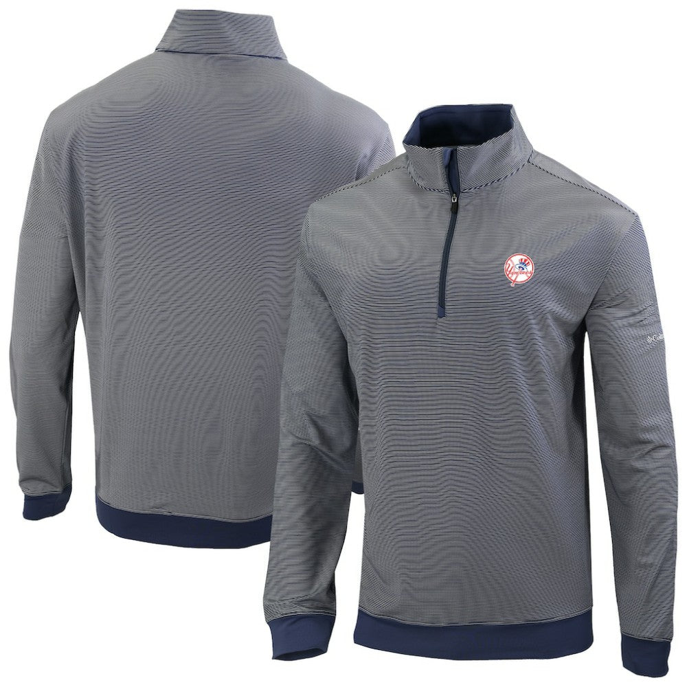 New York Yankees Columbia Omni-Wick Even Lie Quarter-Zip Pullover Top | MLB Sale