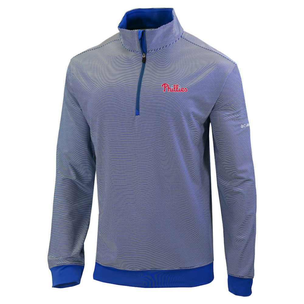 Philadelphia Phillies Columbia Omni-Wick Even Lie Quarter-Zip Pullover Top | MLB Sale