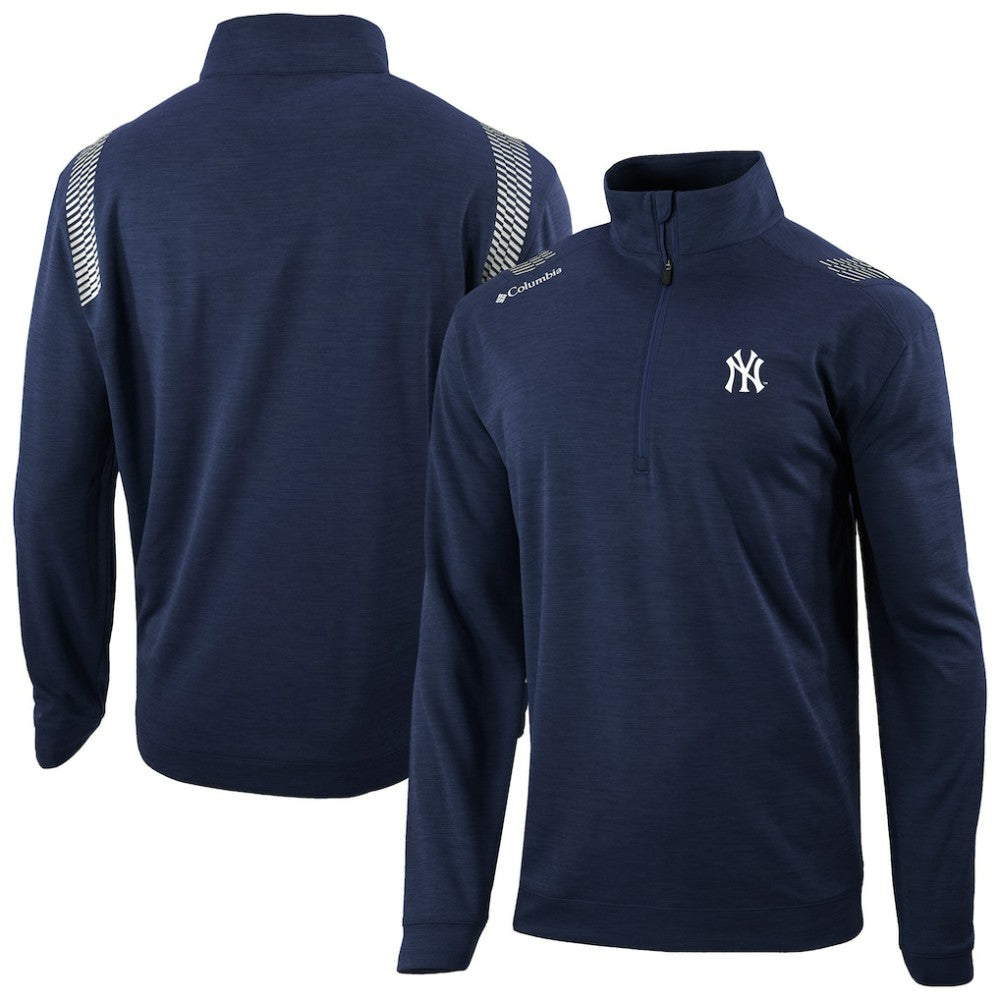 New York Yankees Columbia Oakland Downs Omni-Wick Quarter-Zip Top | MLB Outlet