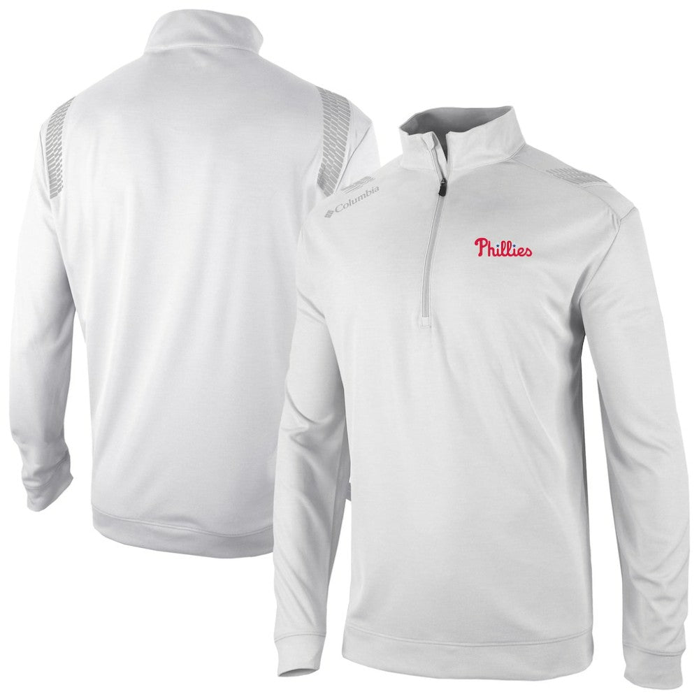 Philadelphia Phillies Columbia Oakland Downs Omni-Wick Quarter-Zip Top | MLB Sale