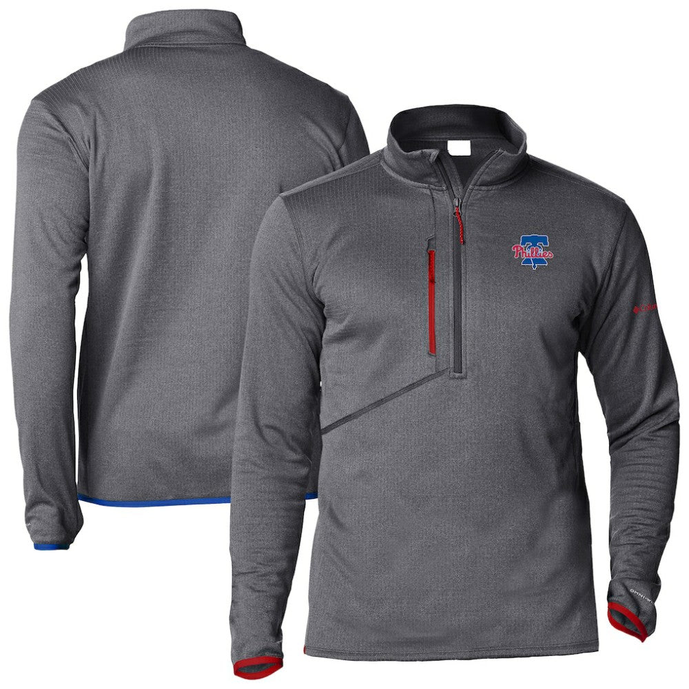 Philadelphia Phillies Columbia Park View Omni-Wick Half-Zip Top | MLB Online
