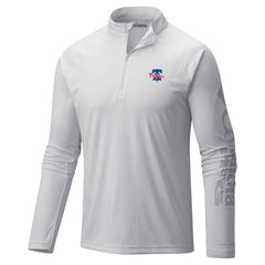 Philadelphia Phillies Columbia Terminal Tackle Raglan Omni-Shade Quarter-Zip Pullover Top | MLB Outlet