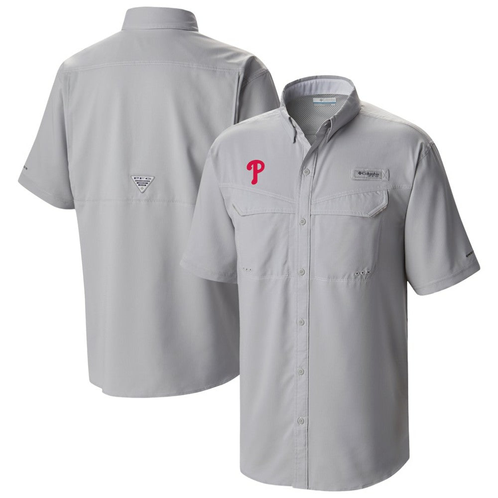 Philadelphia Phillies Columbia Omni-Wick Low Drag Offshore Button-Up Shirt | MLB Outlet
