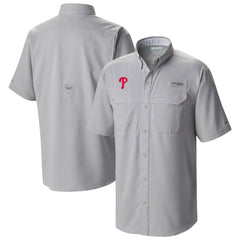 Philadelphia Phillies Columbia Omni-Wick Low Drag Offshore Button-Up Shirt | MLB Outlet
