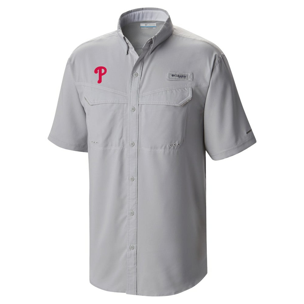Philadelphia Phillies Columbia Omni-Wick Low Drag Offshore Button-Up Shirt | MLB Outlet