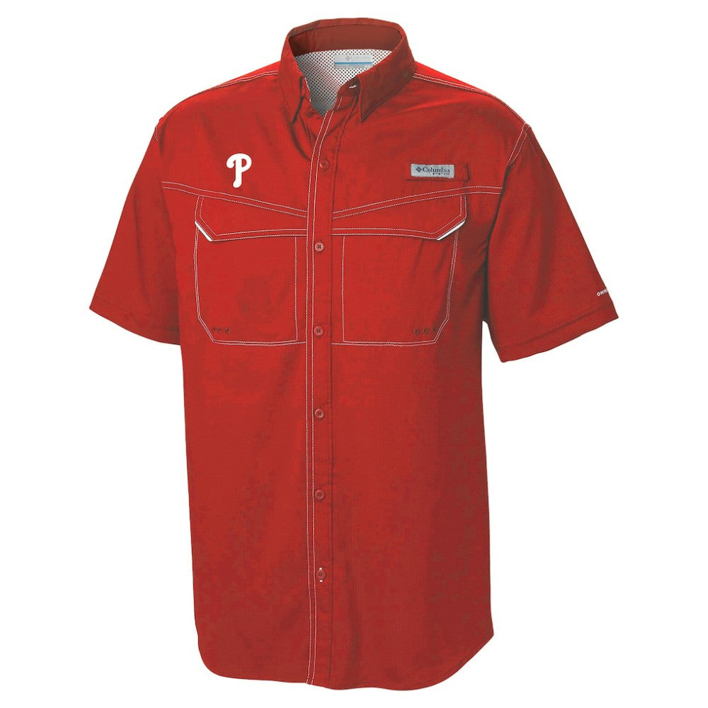 Philadelphia Phillies Columbia Omni-Wick Low Drag Offshore Button-Up Shirt | MLB US