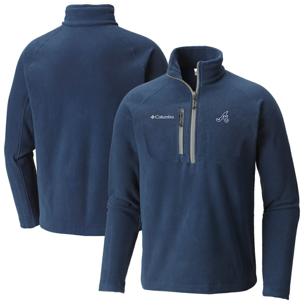 Atlanta Braves Columbia Fast Trek III Half-Zip Fleece Pullover | MLB Online
