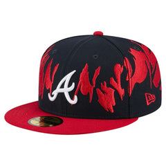 Atlanta Braves New Era Retro Pattern 59FIFTY Fitted Hat | MLB Discount