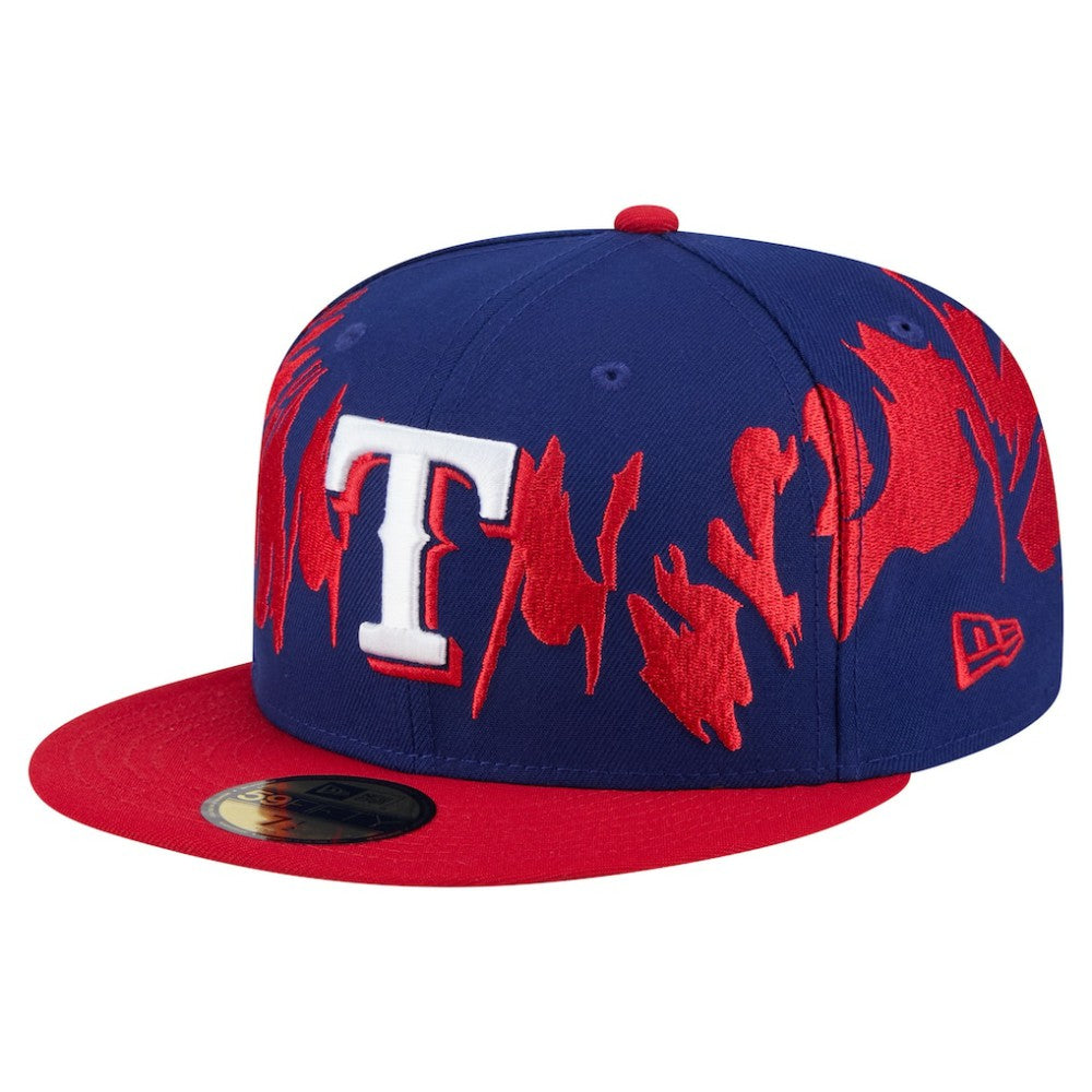 Texas Rangers New Era Retro Pattern 59FIFTY Fitted Hat | MLB On Sale