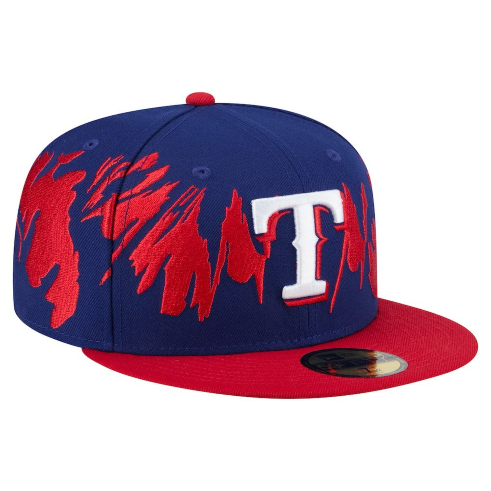 Texas Rangers New Era Retro Pattern 59FIFTY Fitted Hat | MLB On Sale