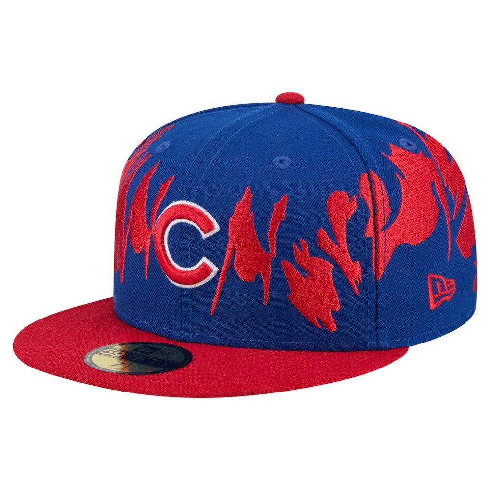 Chicago Cubs New Era Retro Pattern 59FIFTY Fitted Hat | MLB For sale