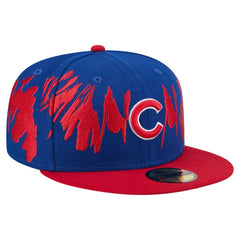 Chicago Cubs New Era Retro Pattern 59FIFTY Fitted Hat | MLB For sale