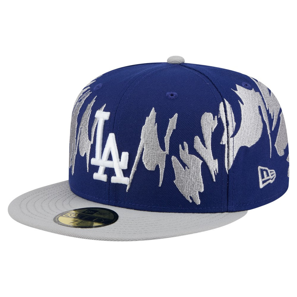 Los Angeles Dodgers New Era Retro Pattern 59FIFTY Fitted Hat | MLB For sale