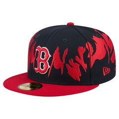 Boston Red Sox New Era Retro Pattern 59FIFTY Fitted Hat | MLB Discount